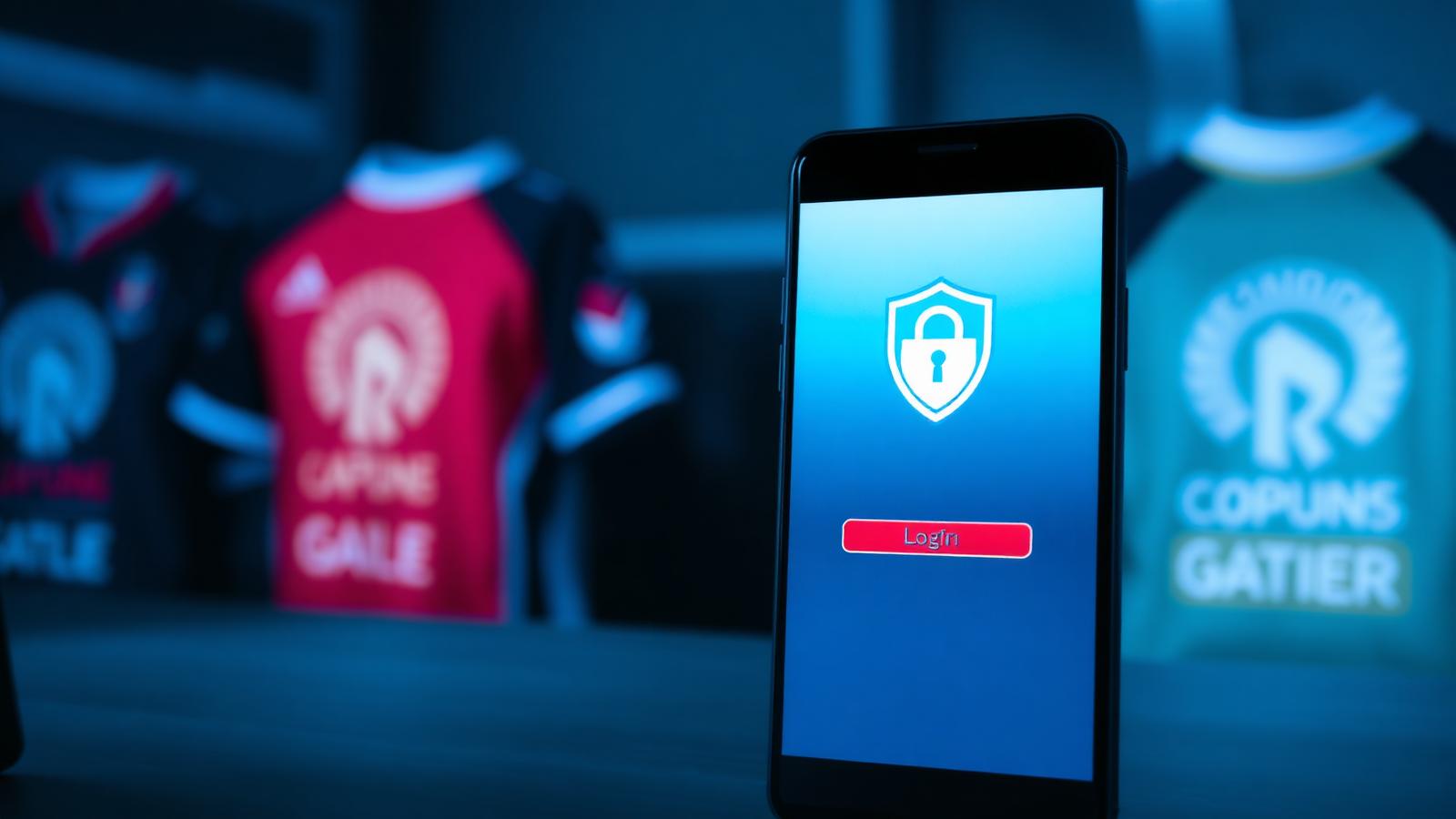 إعداد ألعاب مع هاتف ولوحة مفاتيح وإضاءة زرقاء